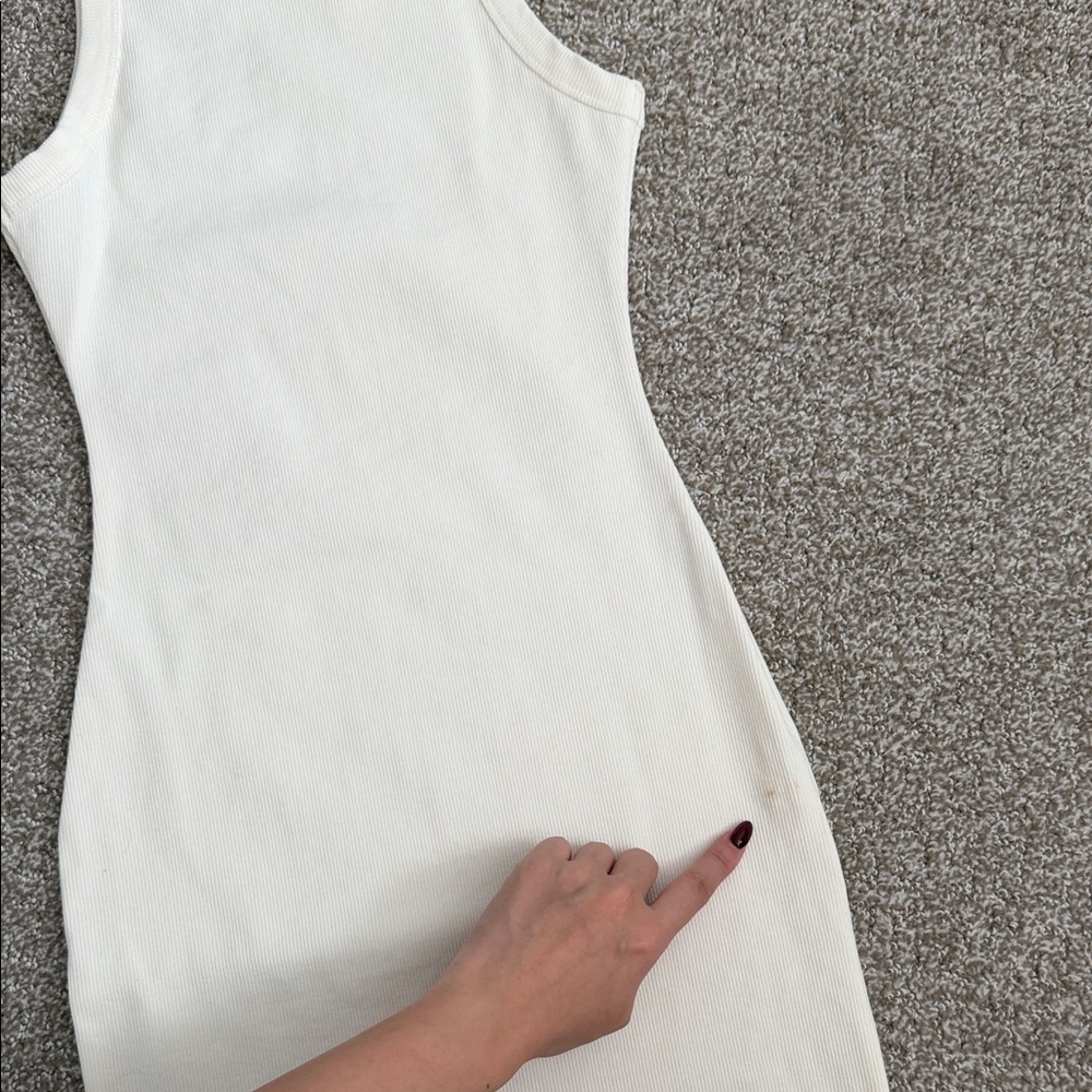 Meshki Cream Ribbed Mini
Dress - Picture 4 of 4